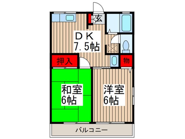 エルデハイムの物件間取画像